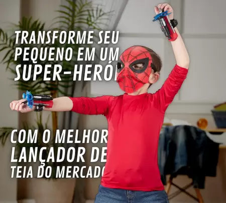 Luva Homem Aranha Lança Teias Infantil