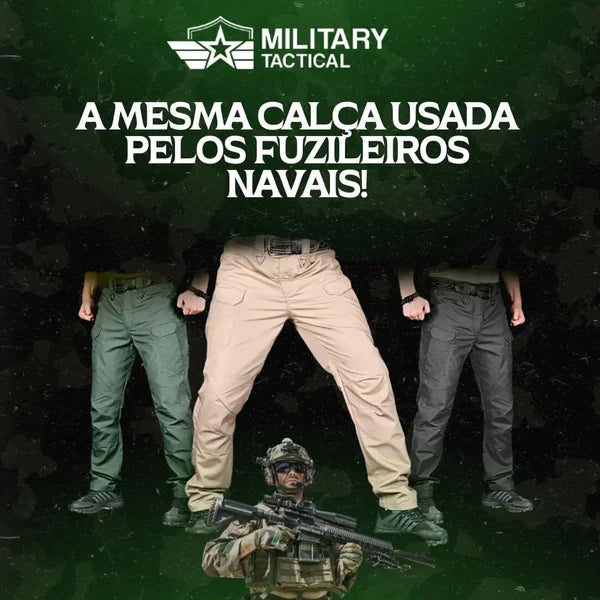 Calça Tática Militar - Impermeável