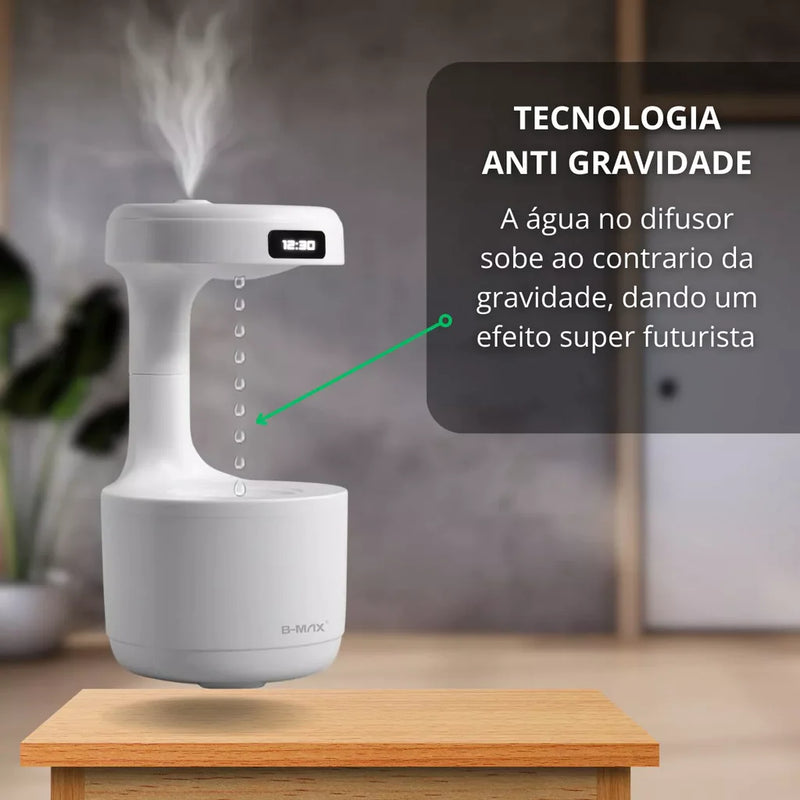 Difusor e Umidificador Anti Gravidade