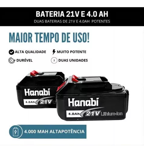 Roçadeira Sem Fio Retrátil TurboBlade [ULTRA POTENTE]