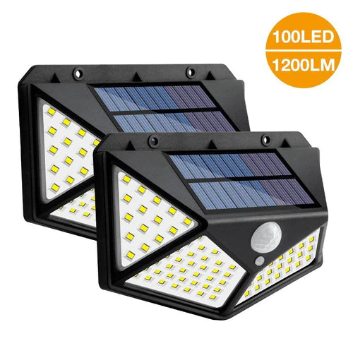 Luminária de Led Solar a Prova de Água com Sensor de Movimento