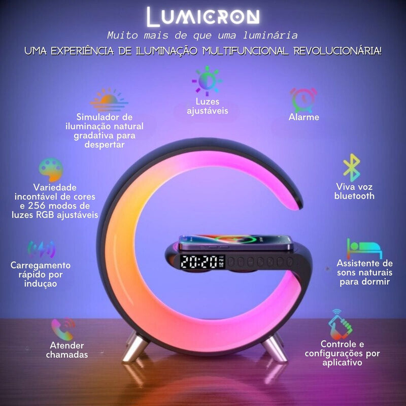 Luminária Smart G-Speaker Multifuncional