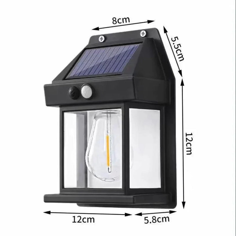 Refletor Arandela Solar Com Sensor Impermeavel