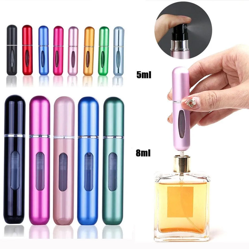 Porta Perfume Recarregável Portátil