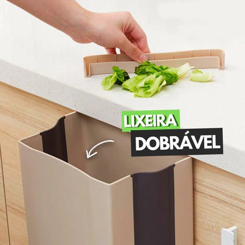 Lixeira Dobrável para Cozinha