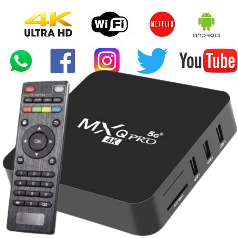 Aparelho Smart Box pro 4K para Tv