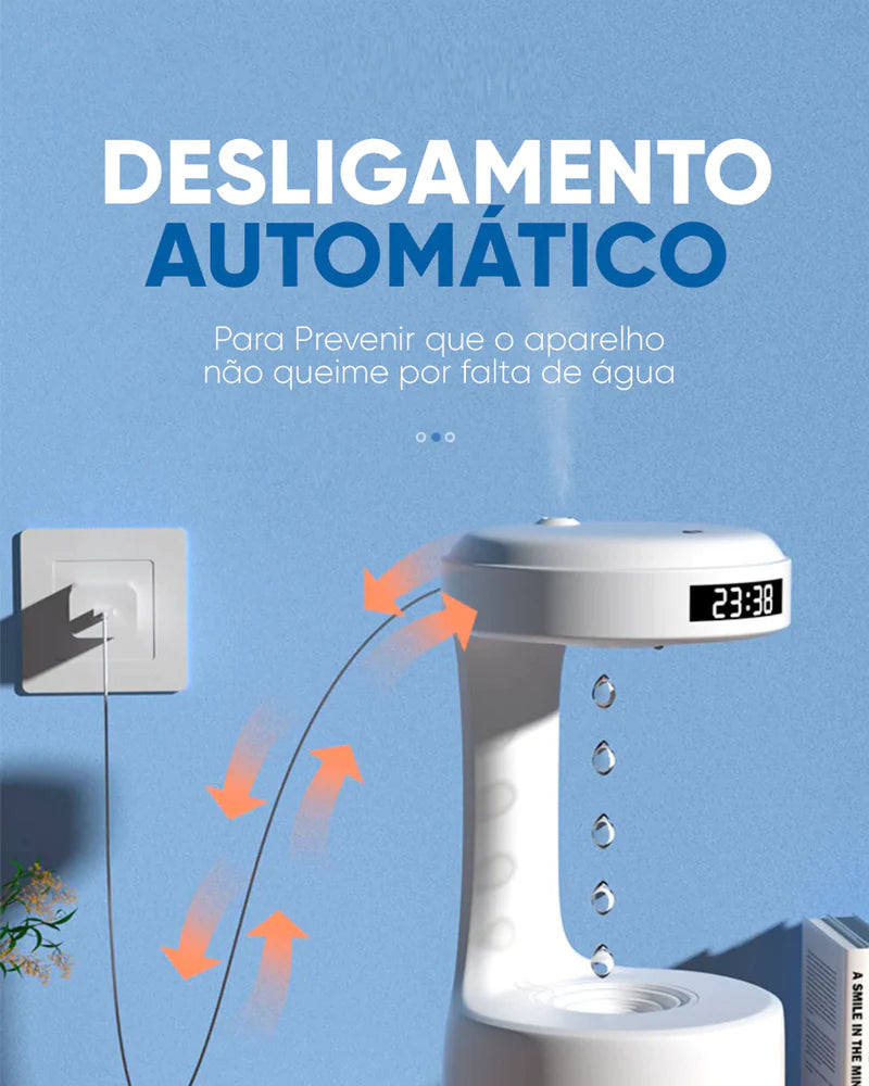 Difusor e Umidificador Anti Gravidade