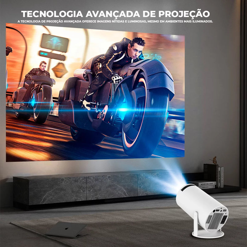 Projetor de Cinema Portátil 4K